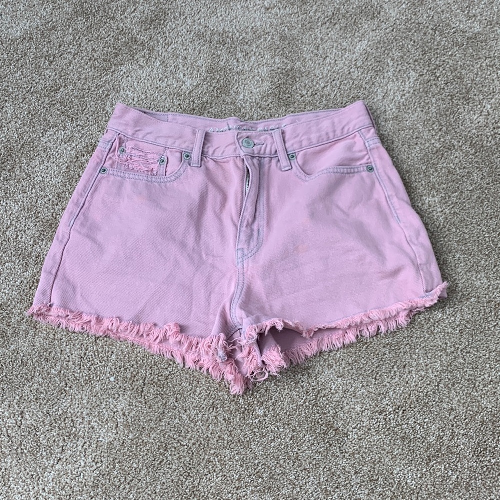 Pink American Eagle Jean Shorts